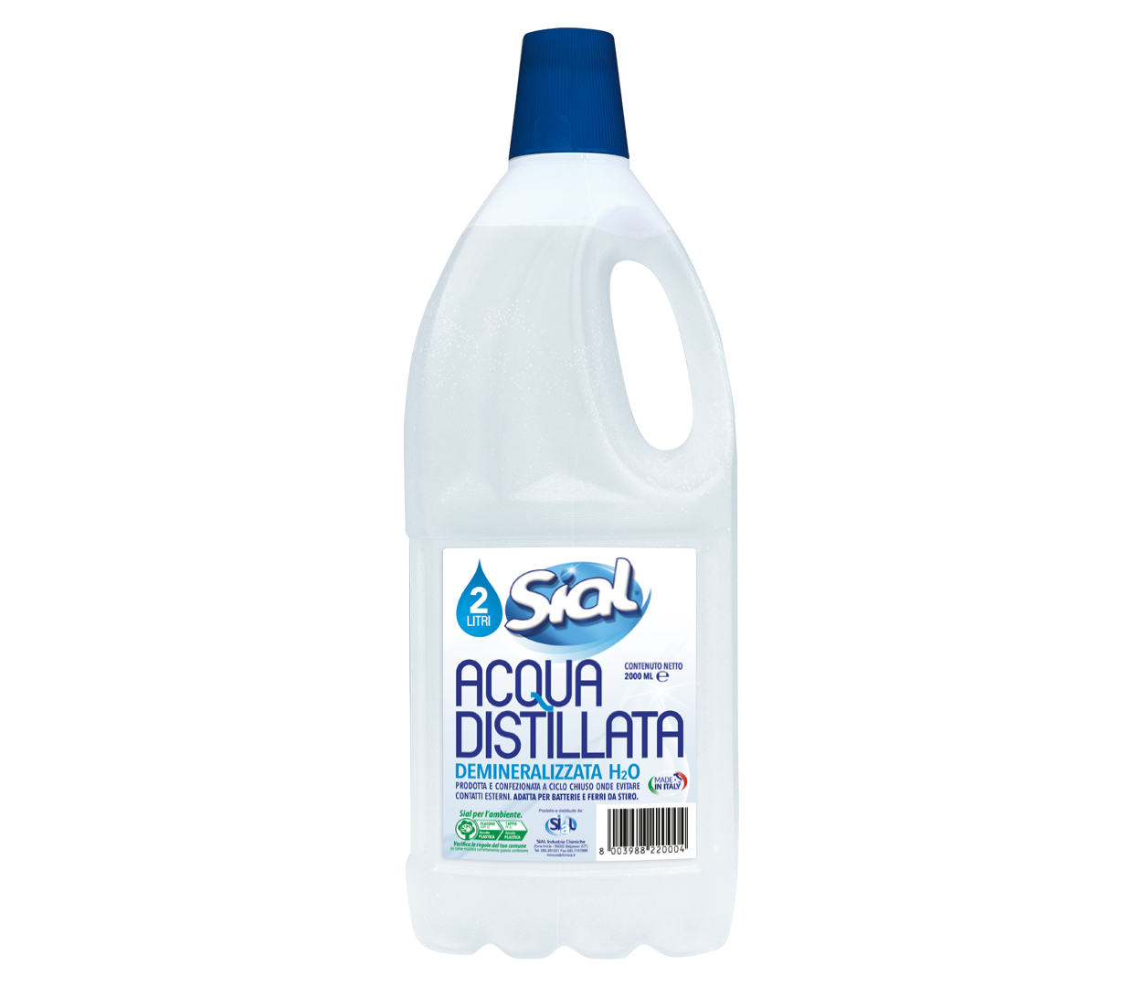 Sial Acqua Distillata 2L – Sial Industrie Chimiche