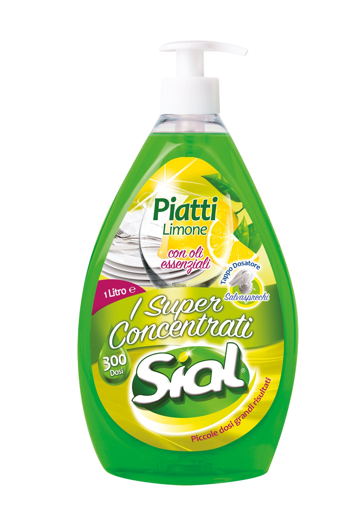 Sial Piatti “Superconcentrati” Limone 1L con Dispenser – Sial Industrie  Chimiche